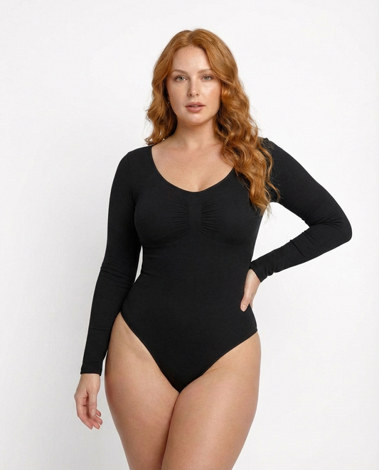 Velvyna Shaping Bodysuit – Longsleeve